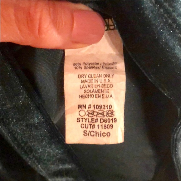 Hunter green dress size small - Picture 5 of 7